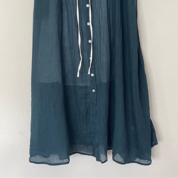 J Crew Cerise Shirtdress in Dip-Dyed Ramie Size 2P NWT - Picture 7 of 16